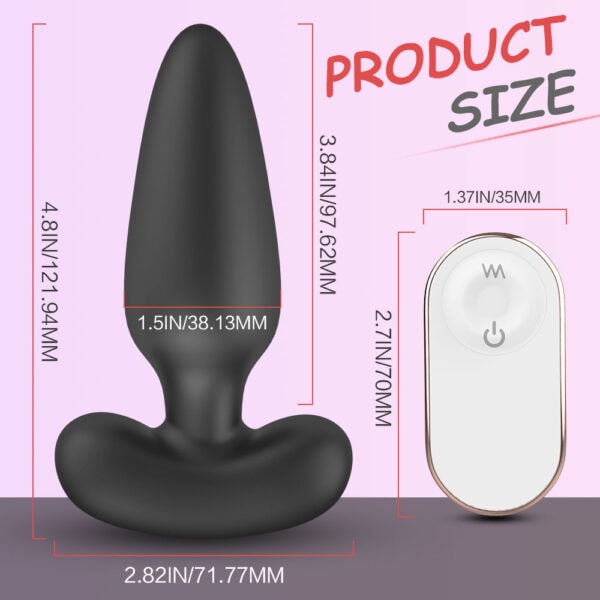 Albert vibrating butt plug 5