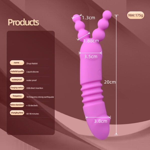 Beaded rabbit vibrator 2