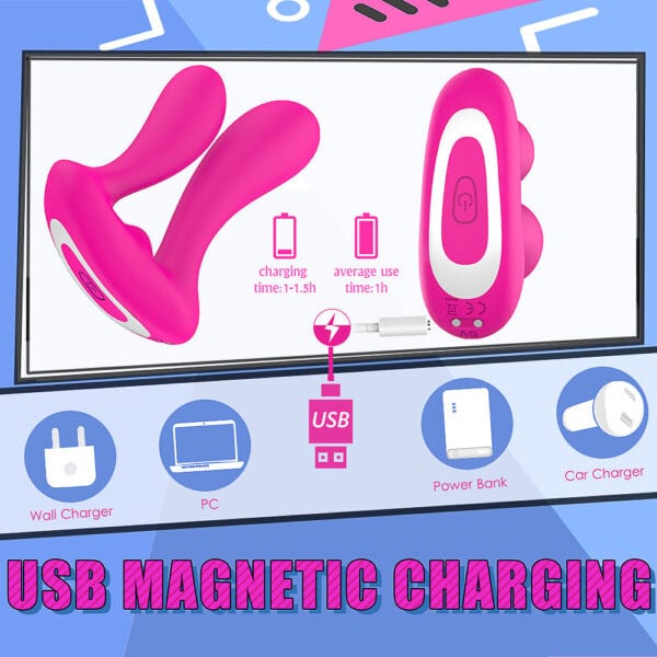Dual plug wearable vibrator 3