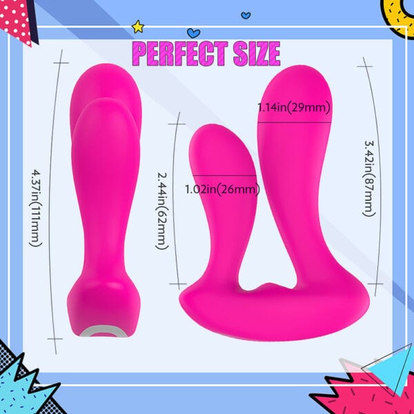 Dual plug wearable vibrator 6