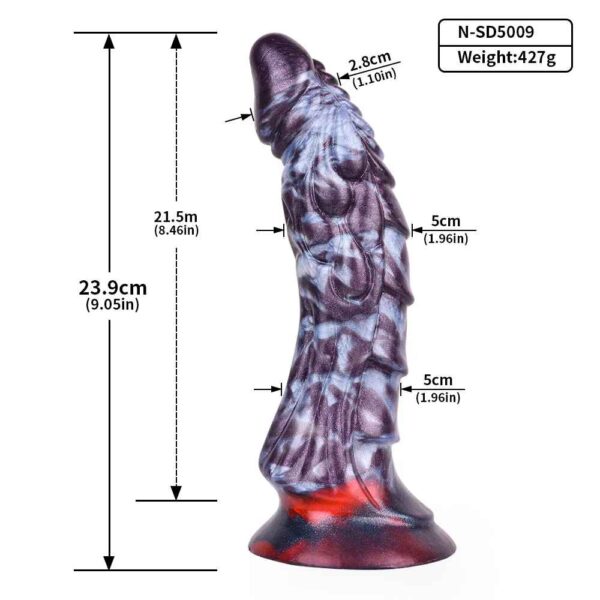 Fantasy dragon dildo 9 inch 1