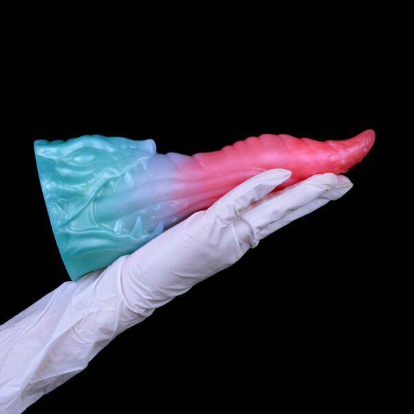 Fantasy dragon tongue dildo 8.18 inch 5