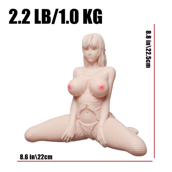 Gina silicone anime torso sex doll 1 kg 2