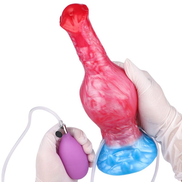 Horse inflatable squirting dildo 8.8 inch 3