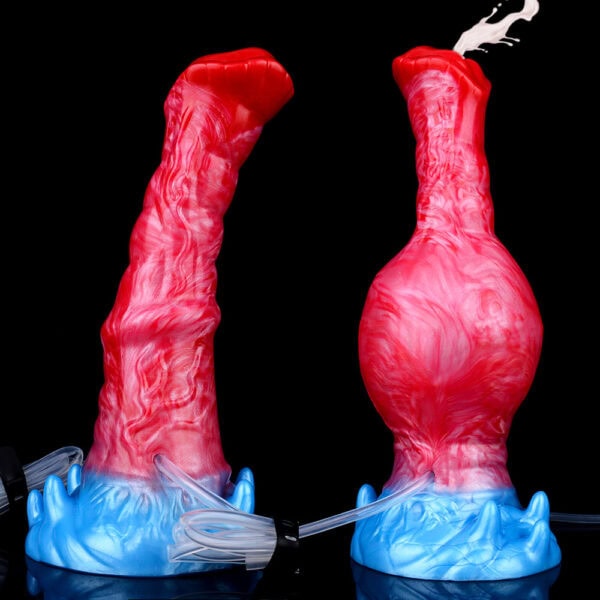 Horse inflatable squirting dildo 8.8 inch 5