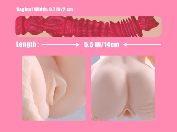 Ivy silicone anime torso sex doll 1.3 kg 10