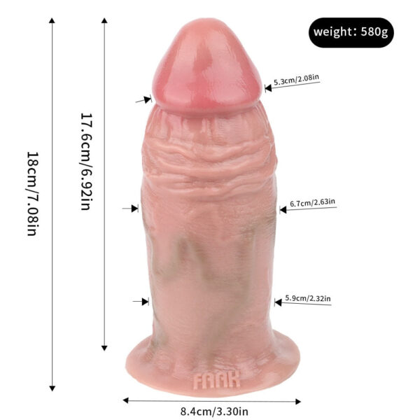 Jarrod large girth dildo 7 inch 2