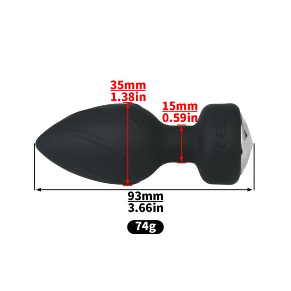 Jet vibrating butt plug 2