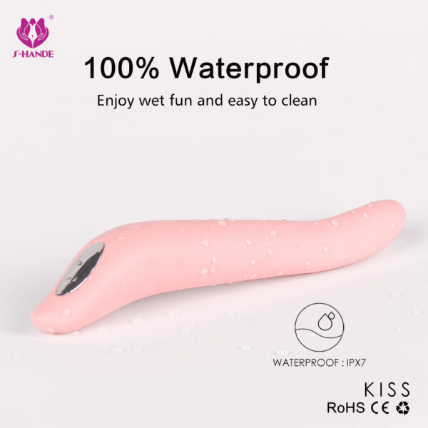 Kiss silicone vibrator pink seduction 3