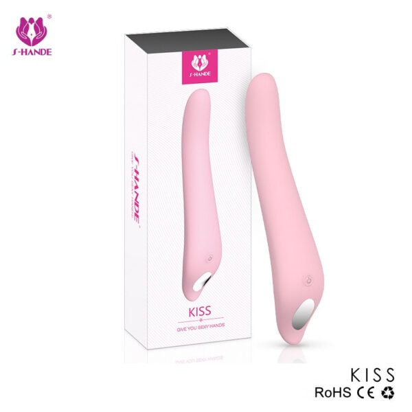 Kiss silicone vibrator pink seduction 7