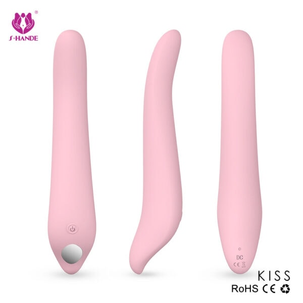 Kiss silicone vibrator pink seduction 8