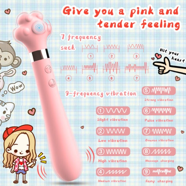 Kitty Paw Silicone Vibrator - Image 3