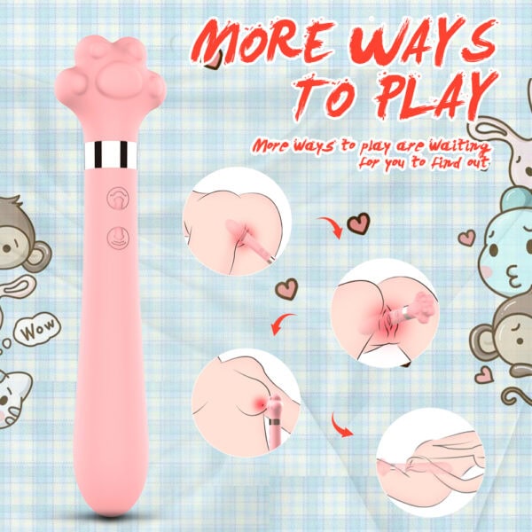 Kitty Paw Silicone Vibrator - Image 5