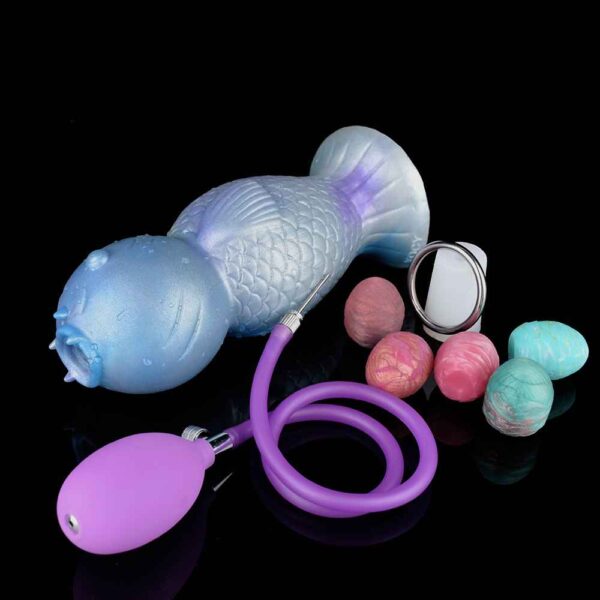 Koi fish ovipositor dildo 8.7 inch 8