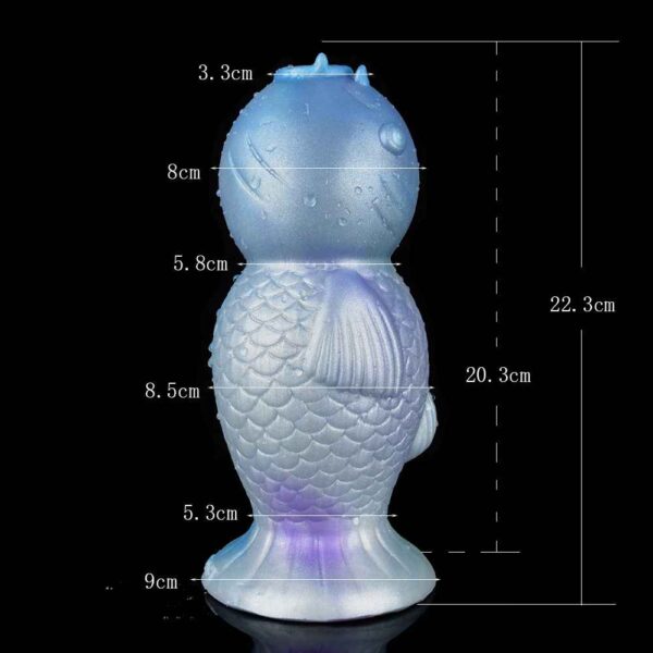 Koi fish ovipositor dildo 8.7 inch 9