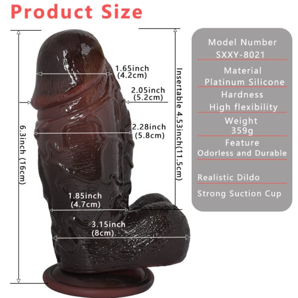 Leo v girth realistic dildo 2