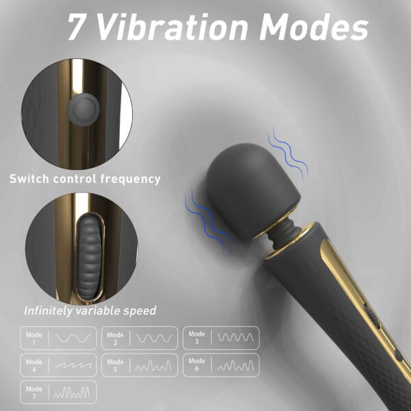 magic wand vibrator silicone sex toy