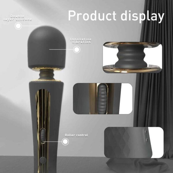magic wand vibrator silicone sex toy