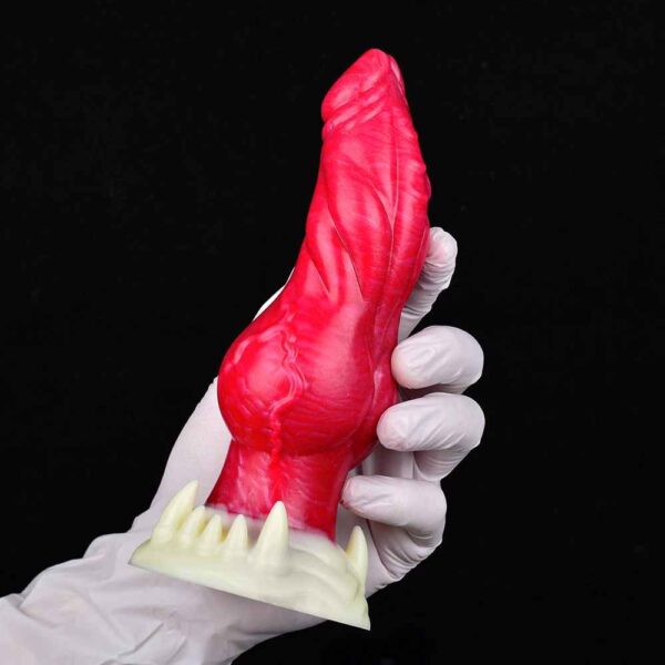 Mastiff dog knot dildo 7.32 inch 2