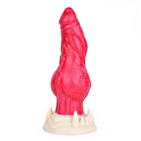 Mastiff dog knot dildo 7.32 inch 7