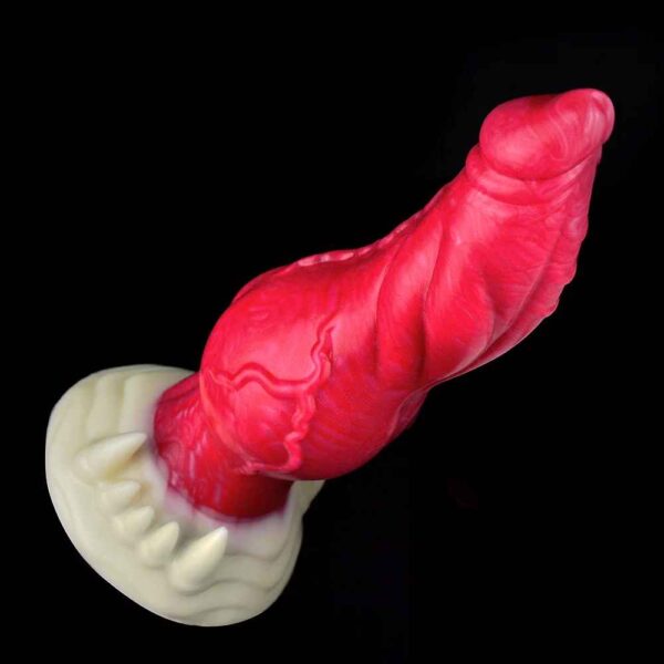Mastiff dog knot dildo 7.32 inch 8