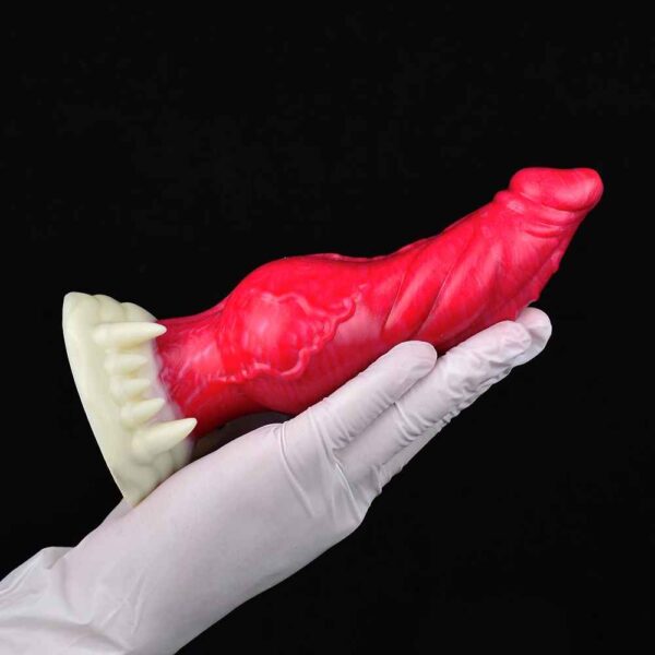 Mastiff dog knot dildo 7.32 inch 9