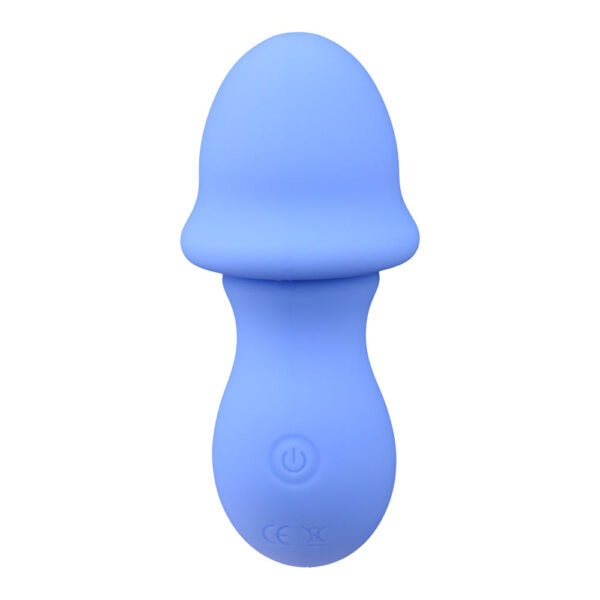 Mushroom mini wand vibrator blue nova