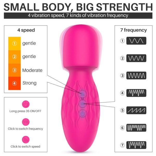 Power mini wand vibrator 4