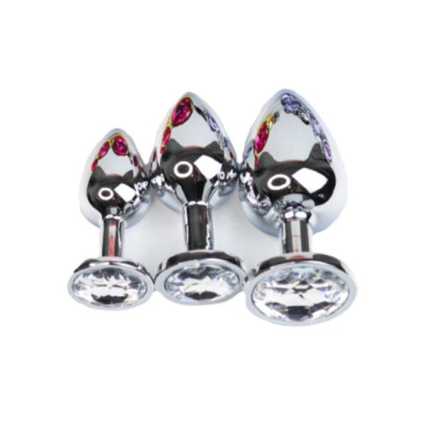 Prism 3 piece set butt plug 1