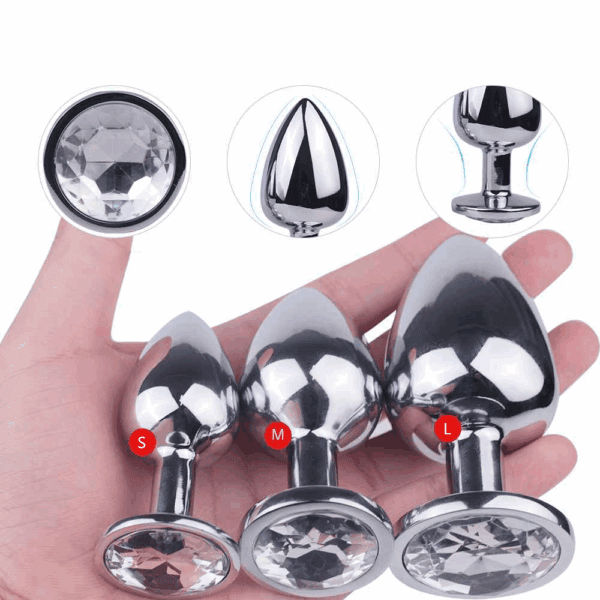 Prism 3 piece set butt plug 4