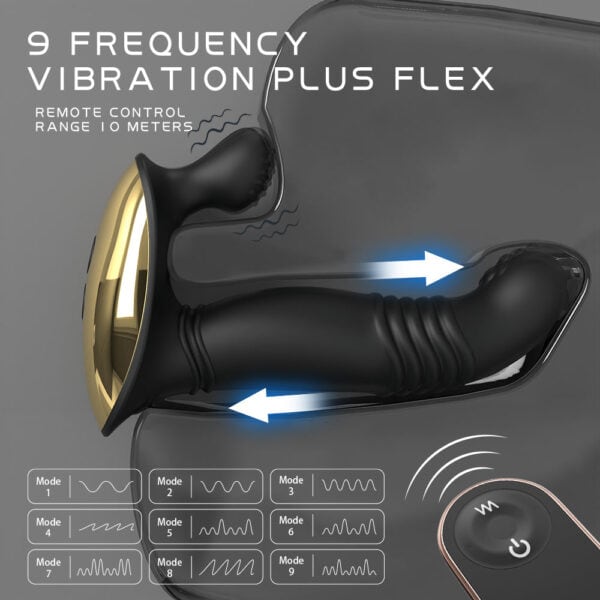 Raven thrusting butt plug 2
