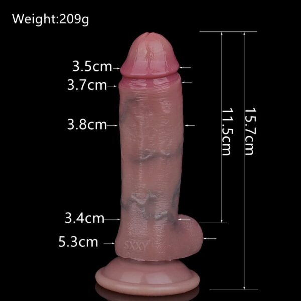 Sergio silicone dildo 6.1 inch 9
