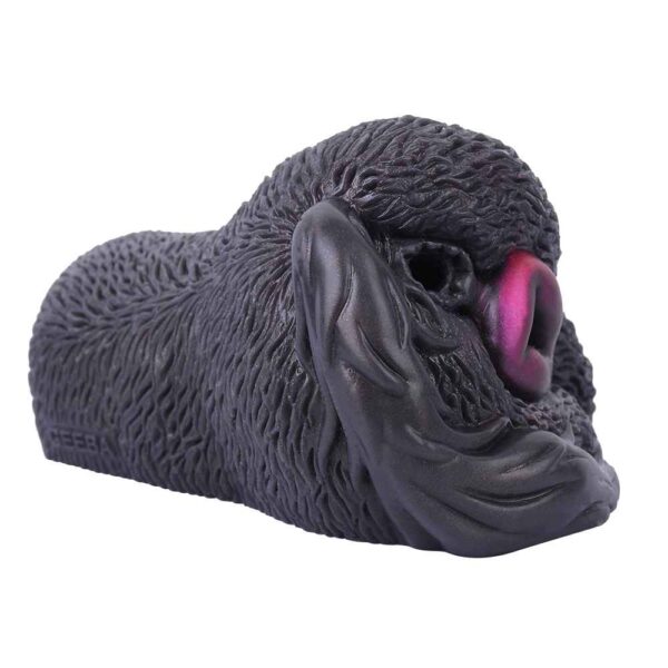 Sideways black horse animal masturbator 4