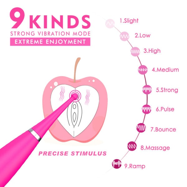 Sparkle precision vibrator silicone 2