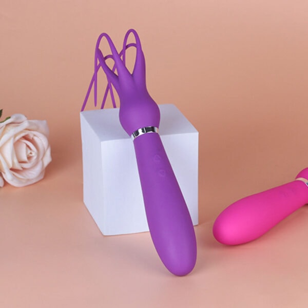 Squid wand vibrator purple