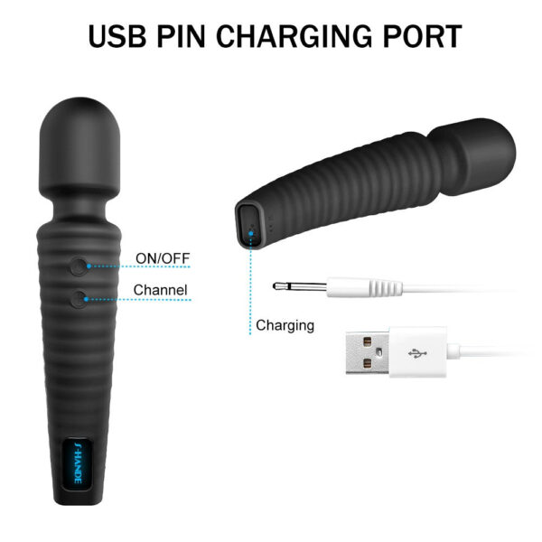 Star wand vibrator silicone 5