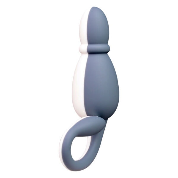 Tail love egg vibrator twilight gray white