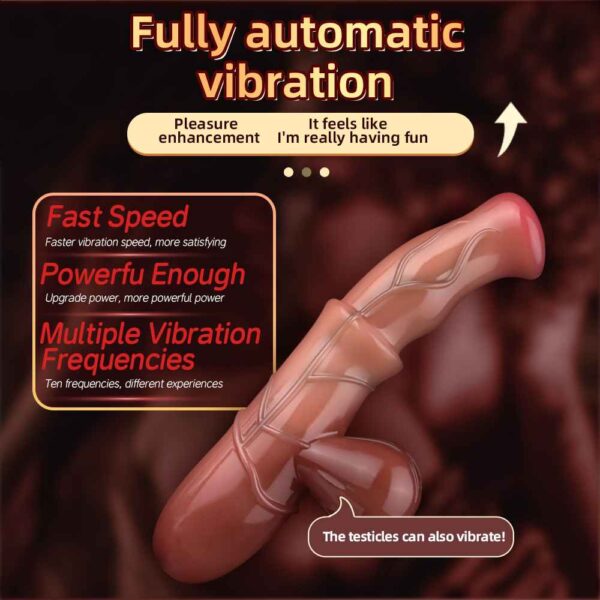 Tan realistic rabbit vibrator 4