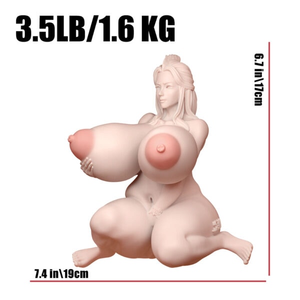 Vanessa silicone anime torso sex doll 1.6 kg 5