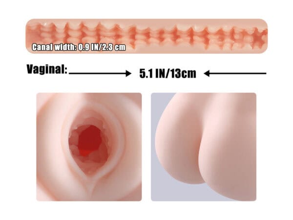 Vanessa silicone anime torso sex doll 1.6 kg 8