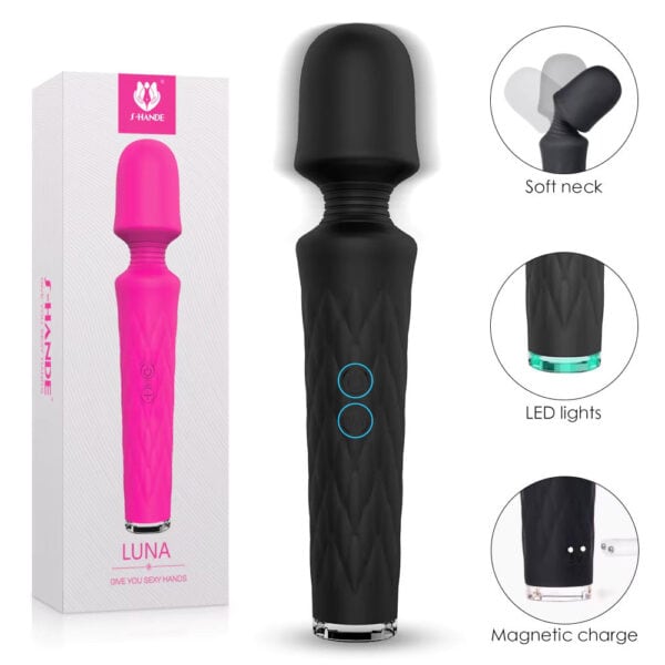 Luna silicone wand vibrator 6