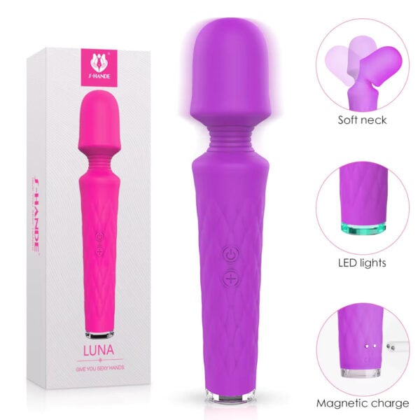 Luna silicone wand vibrator 7