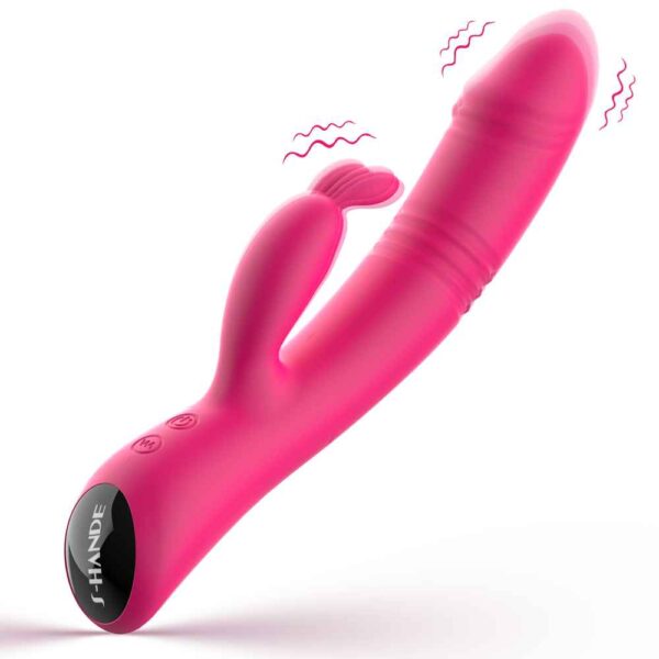 Randy thrusting rabbit vibrator 1