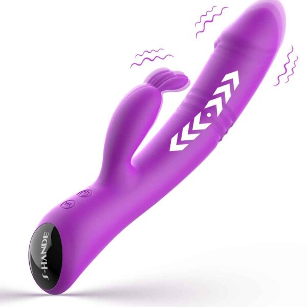 Randy thrusting rabbit vibrator 2