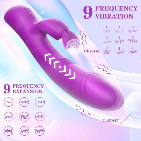 Randy thrusting rabbit vibrator 3