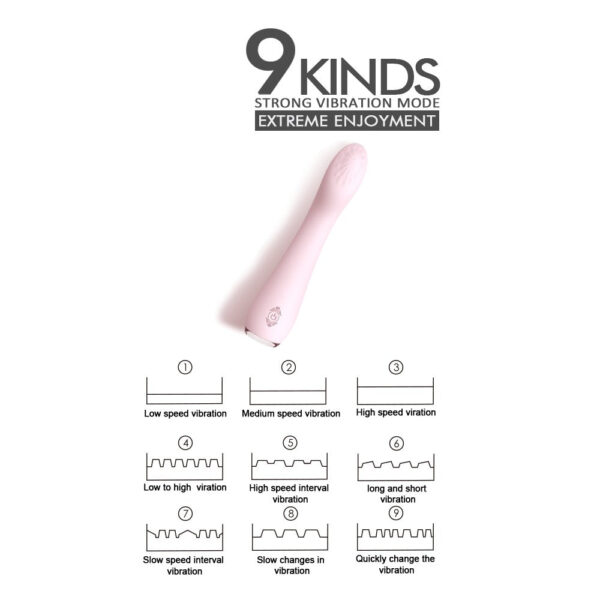 Silicone vibrator lisa pink seduction 2