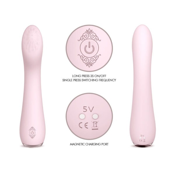 Silicone vibrator lisa pink seduction 8