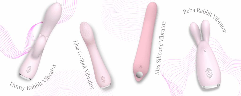 Silicone vibrator pink hero image