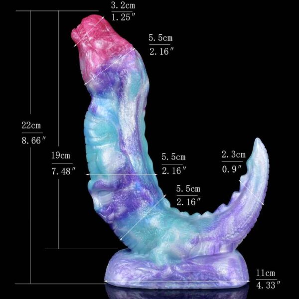 Velociraptor dinosaur dildo 8.66 inch 1