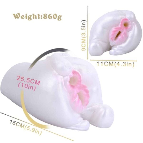 White pig animal masturbator 4